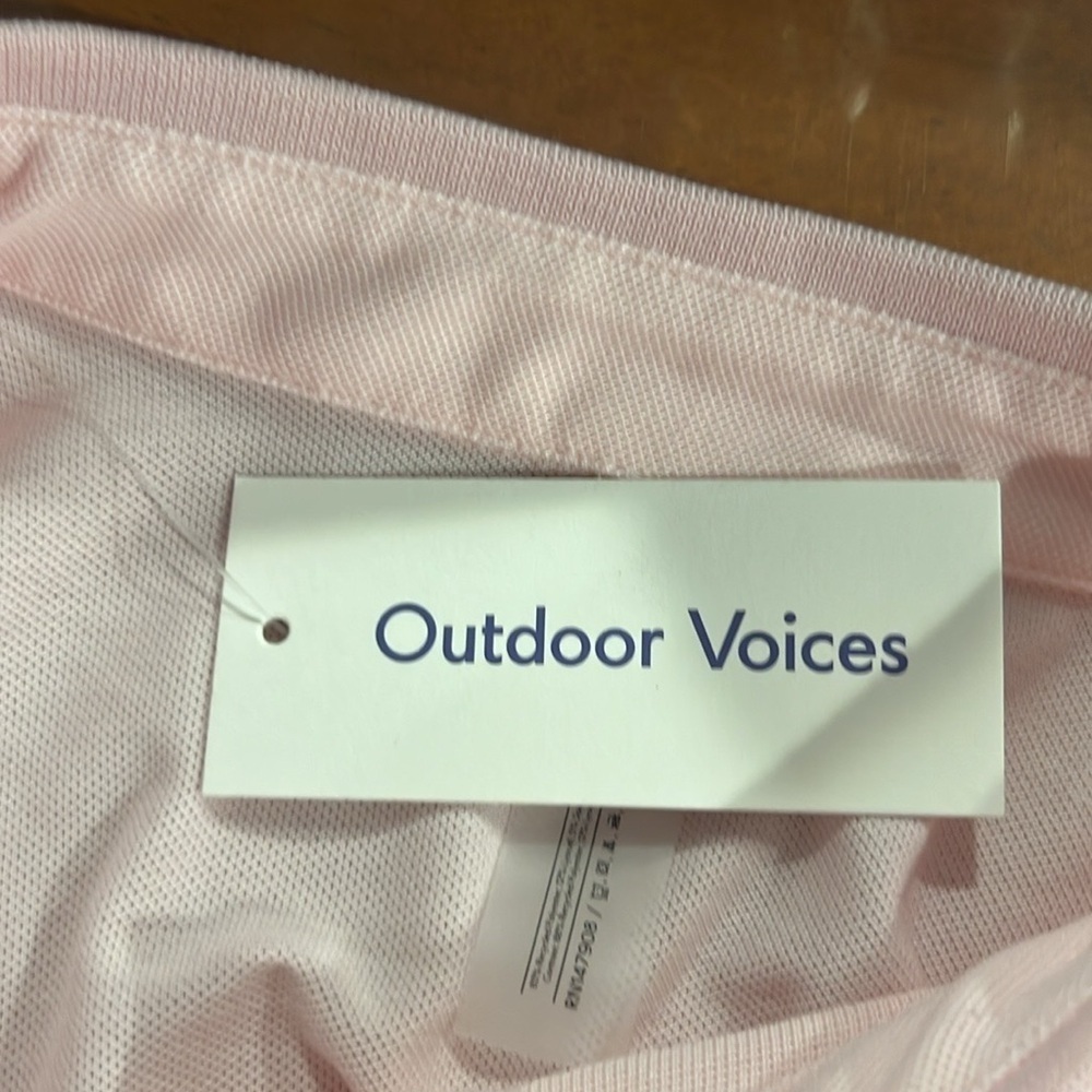 Outdoor voices birdie powder pink polo shirt dress 
Size Medium NWT - Picture 7 of 7